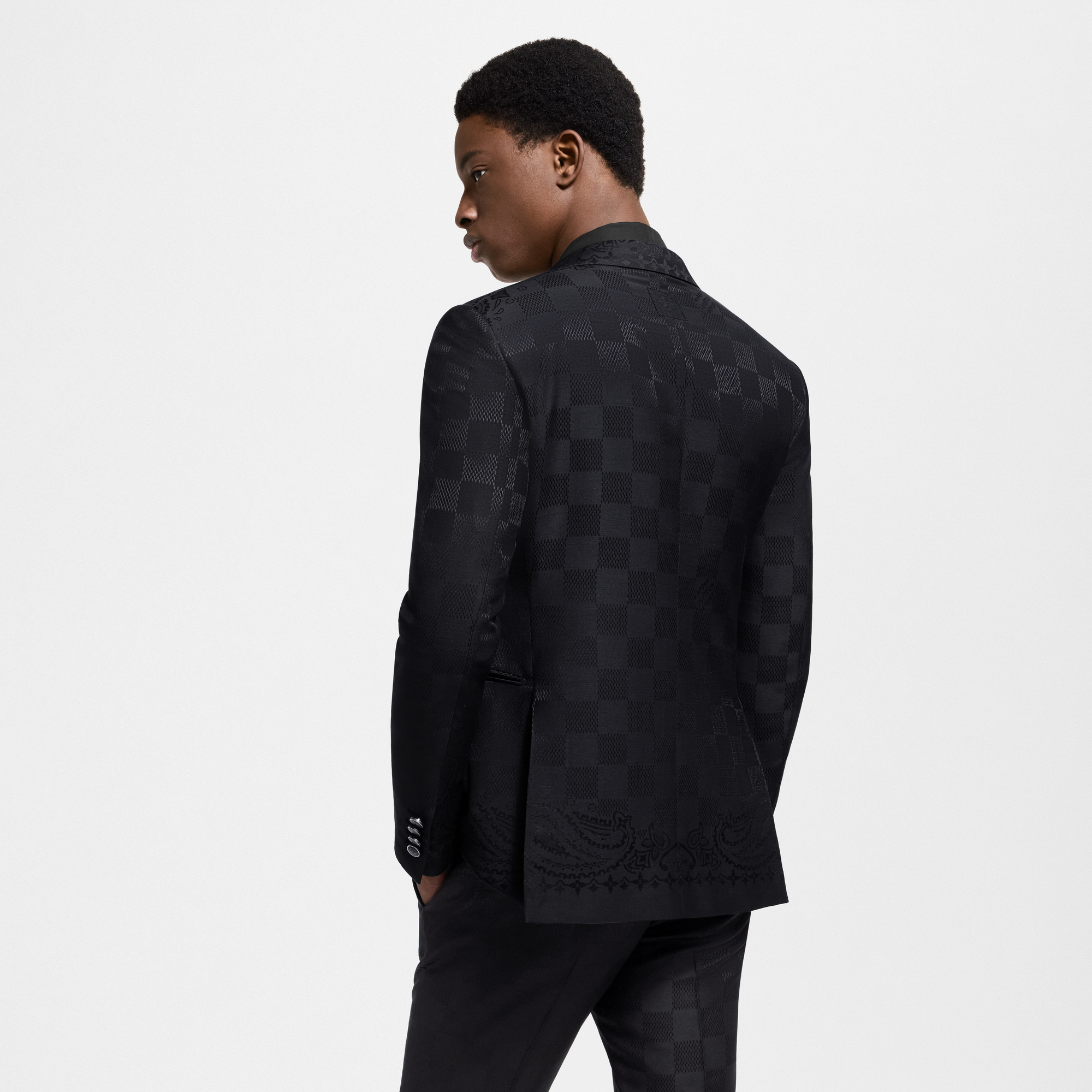 Chaqueta Pont Neuf satinada de botonadura sencilla  Hombre Prêt-à-Porter Americanas y chaquetas | LOUIS VUITTON (Zoom de producto)